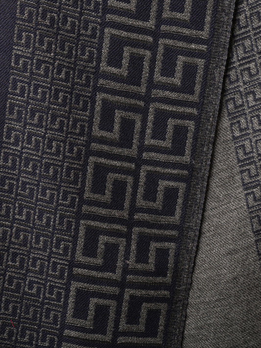 Men’s Warm Woollen Muffler for Winters - Blue