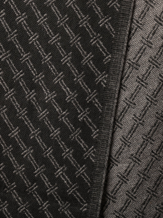 Men’s Warm Woollen Muffler for Winters - Black