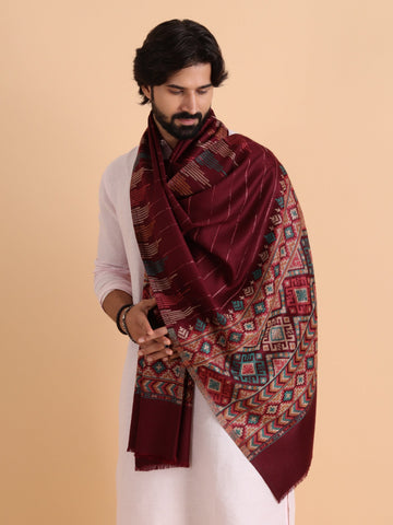 Stole for men for wedding, winter