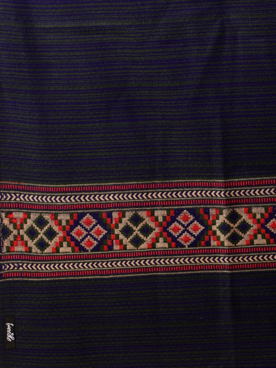 Blue Kullu shawl for men