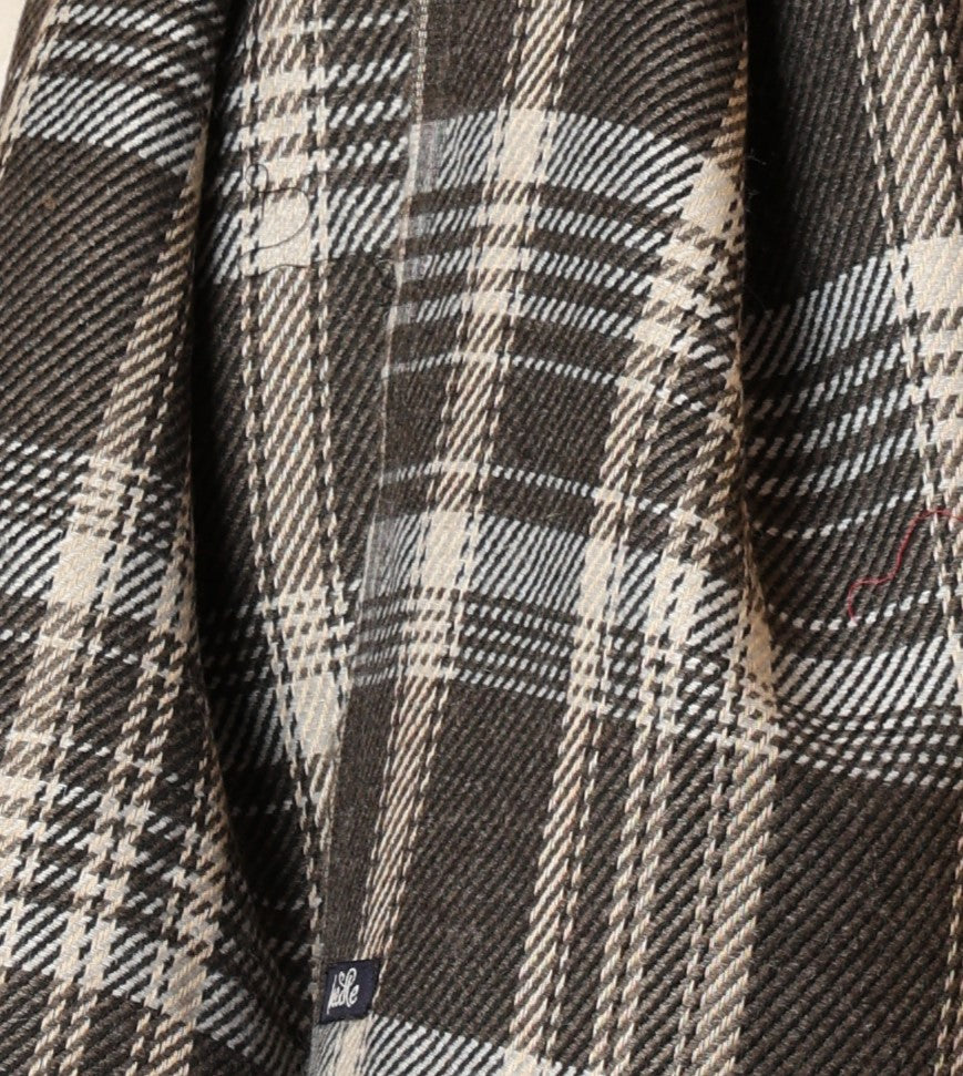 Men’s Blue Soft Blanket Muffler / Stole | Size - 28 x 80 inches - Grey