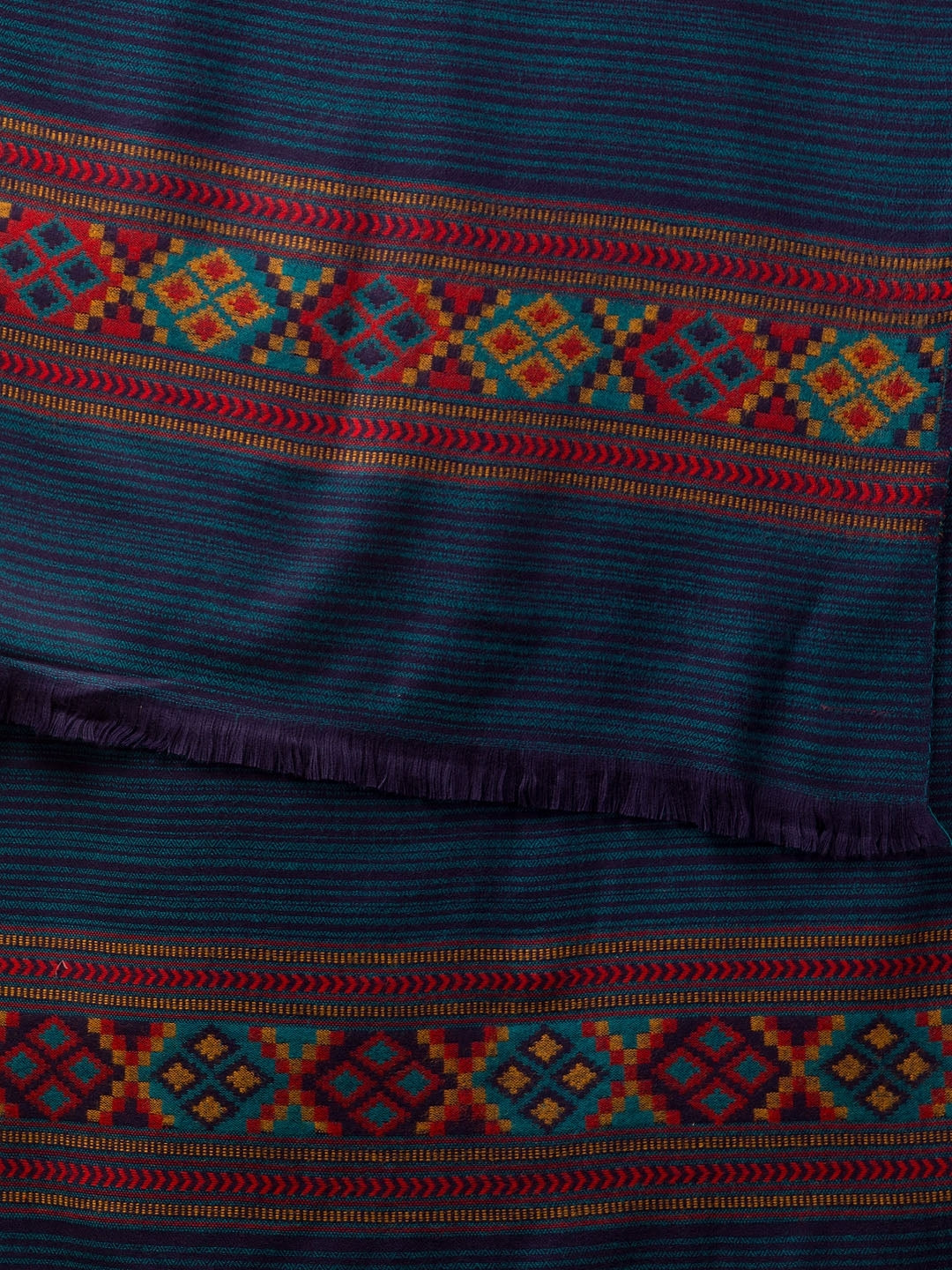 blue kullu shawl for women