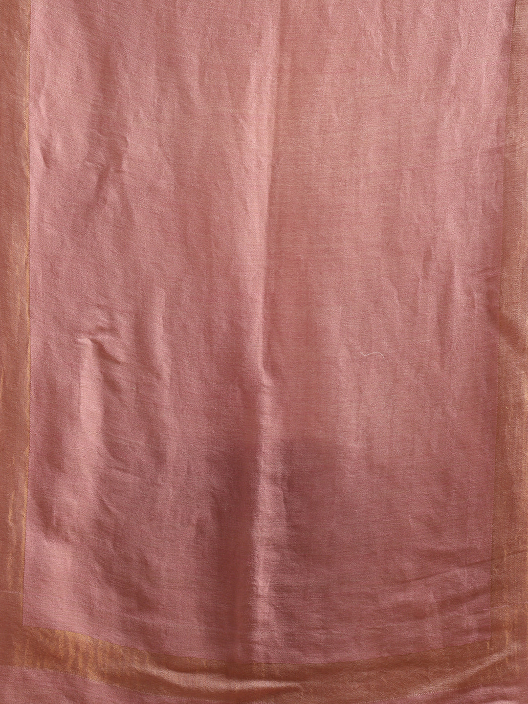 Tweedle Women’s Fine Wool Reversible Stole with Zari Border- Pink