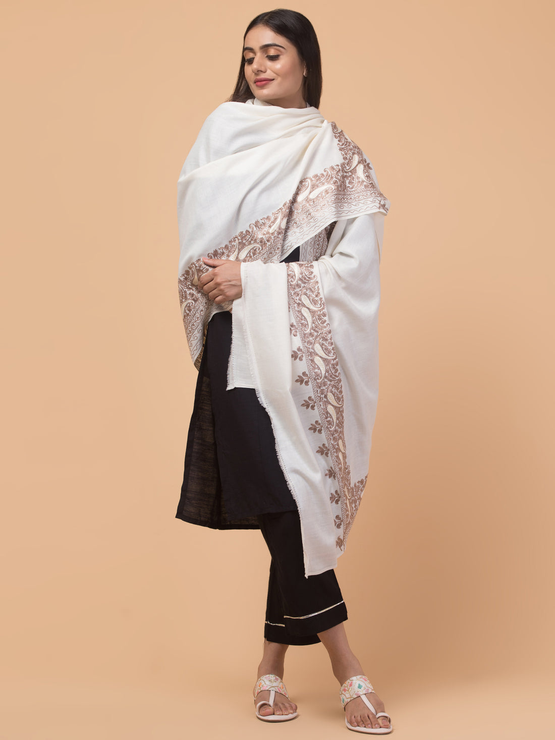 White shawl for women