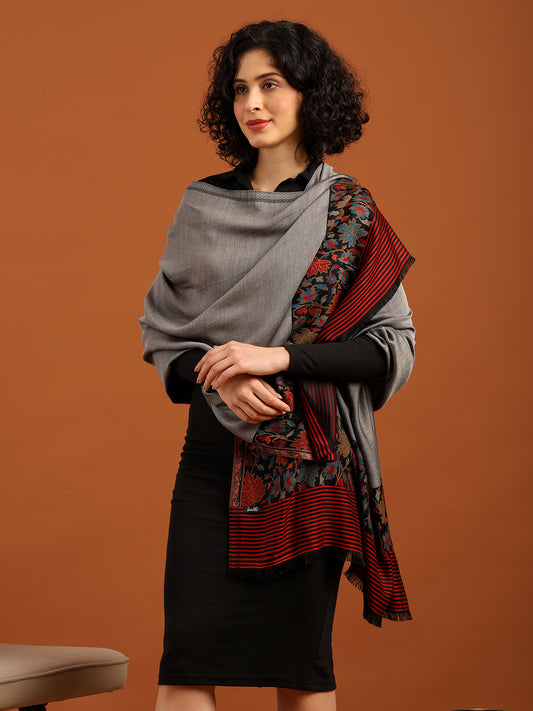 Tweedle Silky Soft Modal Stole for Women - Grey