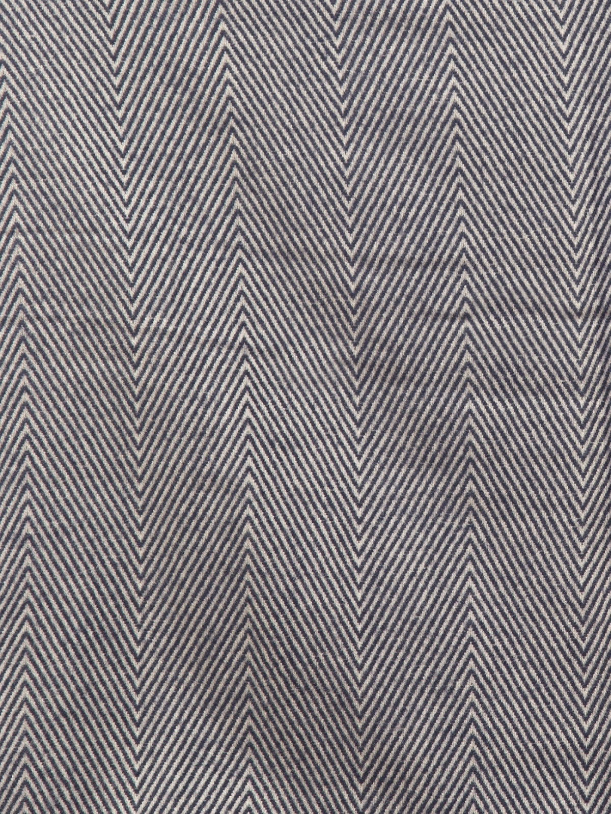 Tweedle Heringbone Design Super Soft Woolen Stole / Scarf for Men - Grey (28 x 80 inches)