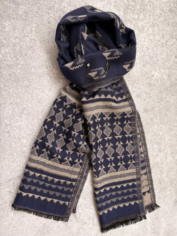 Tweedle Men’s Jacquard Design Soft and Warm Muffler /Scarf for Winters