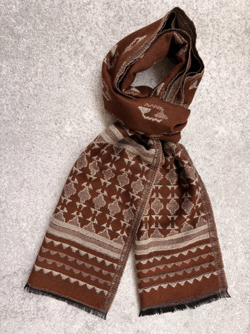 Tweedle Men’s Jacquard Design Soft and Warm Muffler /Scarf for Winters