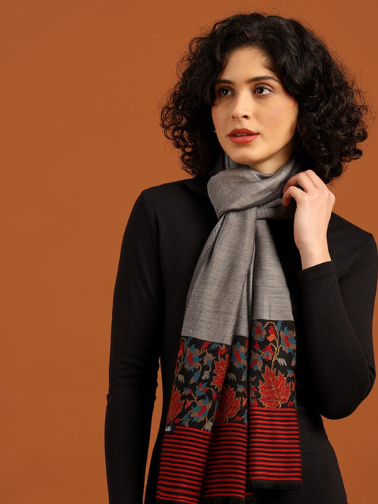 Tweedle Silky Soft Modal Stole for Women - Grey